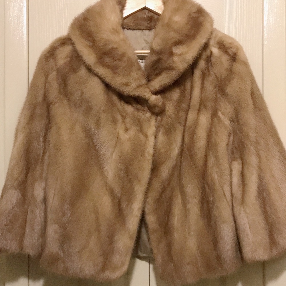 Mink short coat.
